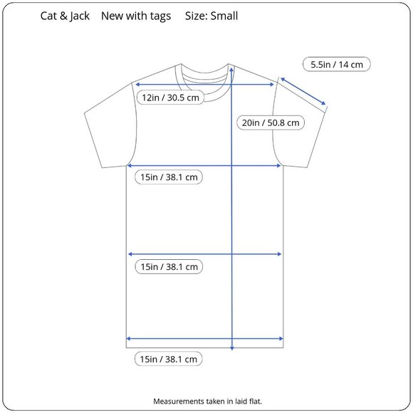 Cat & Jack Boys Blue/White Striped Crew Neck Short Sleeves T-Shirt Size Small - Picture 3 of 5